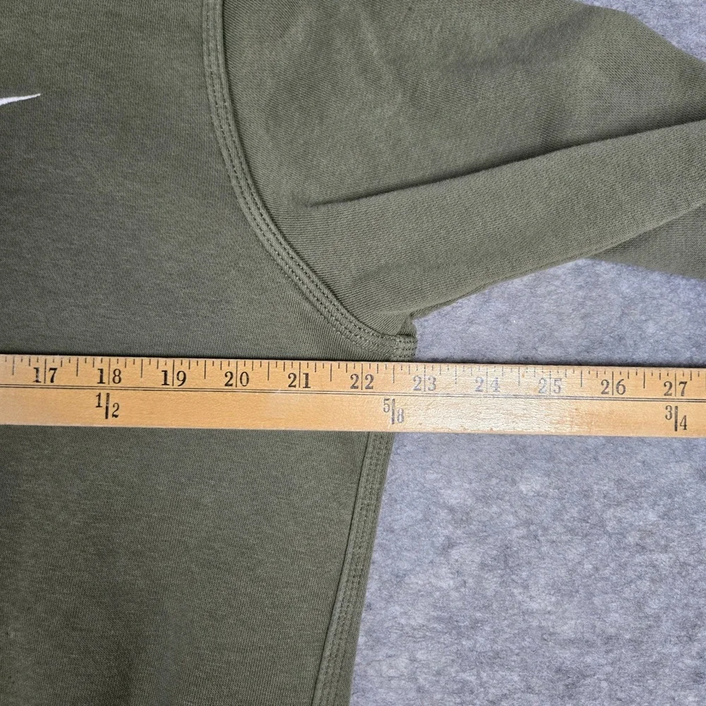 Nike Mens Olive Green Club Fleece Pullover Hoodie Medium